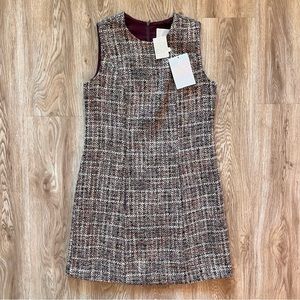 Gal Meets Glam Collection Tinsley Tweed Multicolor Dress NWT Women’s Size 4